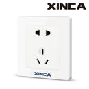 XINCA 1 PCS Five Hole Socket Home Installation Steel Plate Dark Install USB Wall Switch Socket Panel