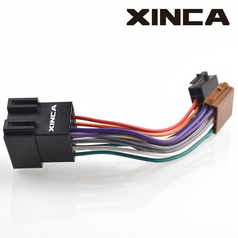 XINCA Car Radio Connector Replacement for VW Radio Wiring Harness Adapter in Dash ISO Stereo Power Speaker Wire Cable