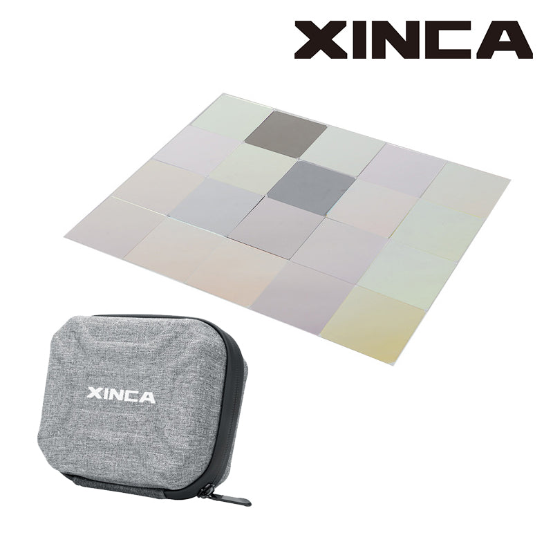 XINCA Transparent Color Correction Lighting Gel Filter - Colored Gel Light Filter Plastic Sheet（Square）