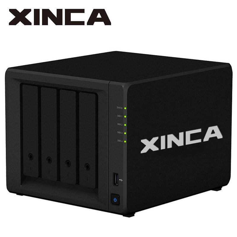 XINCA DiskStation DS920+ NAS Server for Business with Celeron CPU, 8GB DDR4 Memory, 48TB HDD, DSM Operating System