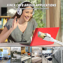 XINCA Cat8 Flat Ethernet Cable 10Ft White With 6Pcs Clips