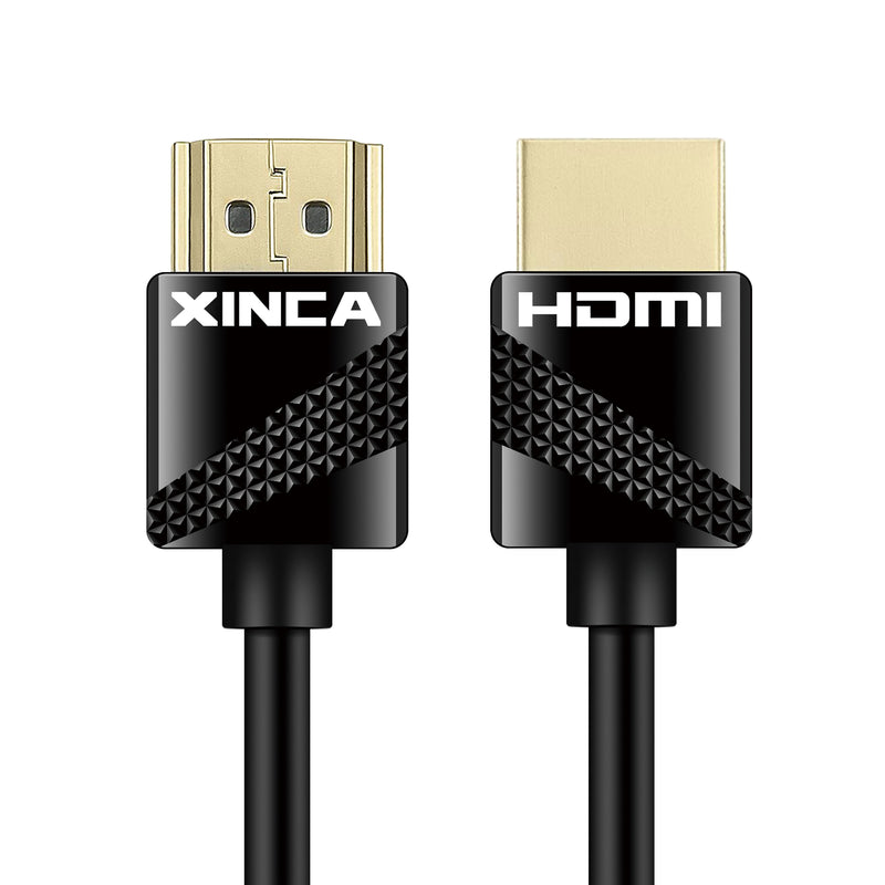 XINCA HDMI Cable 3Ft 4K@60Hz HDR 18Gbps 34AWG Ultra Slim