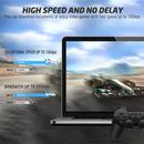 XINCA Cat7 Flat Ethernet Cable 15Ft Black With 5Pcs Clips