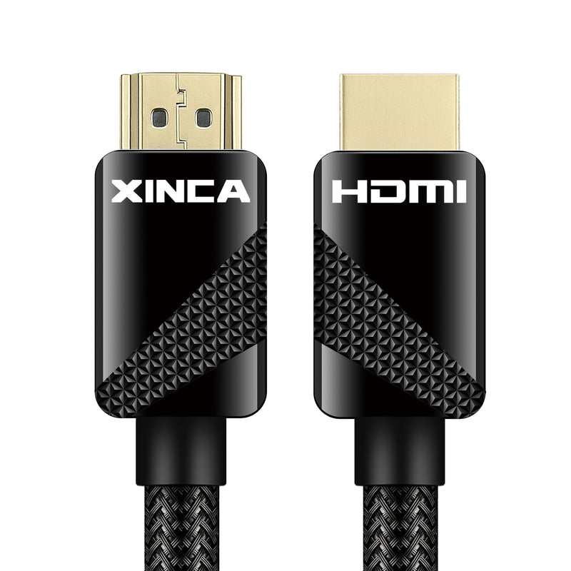 XINCA HDMI Cable 2.0 3Ft Nylon Braided 4K@60Hz HDR 18Gbps 28AWG