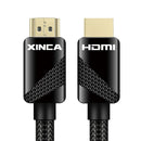 XINCA HDMI Cable 2.0 10Ft Nylon Braided 4K@60Hz HDR 18Gbps 28AWG