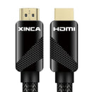 XINCA HDMI Cable 2.0 15Ft Nylon Braided 4K@60Hz HDR 18Gbps 26AWG