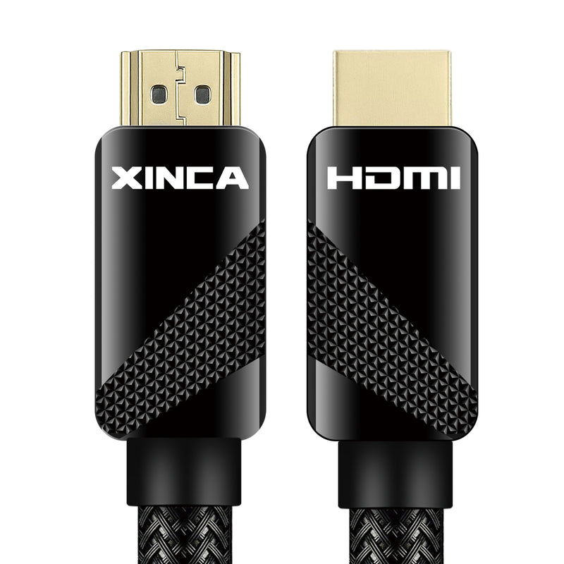 XINCA HDMI Cable 2.0 20Ft Nylon Braided 4K@60Hz HDR 18Gbps 24AWG