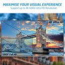 XINCA HDMI Cable 2.0 25Ft Nylon Braided 4K@60Hz HDR 18Gbps 24AWG