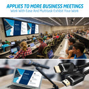 XINCA HDMI Cable 2.0 6Ft Nylon Braided 4K@60Hz HDR 18Gbps 28AWG